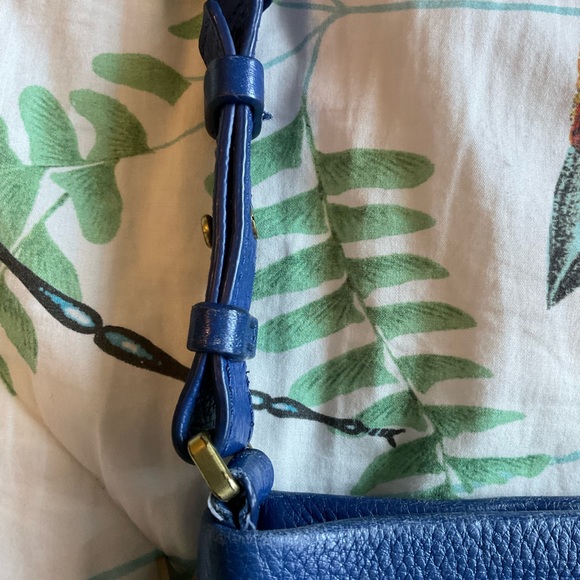 Fossil blue leather shoulder bag - Picture 15 of 16